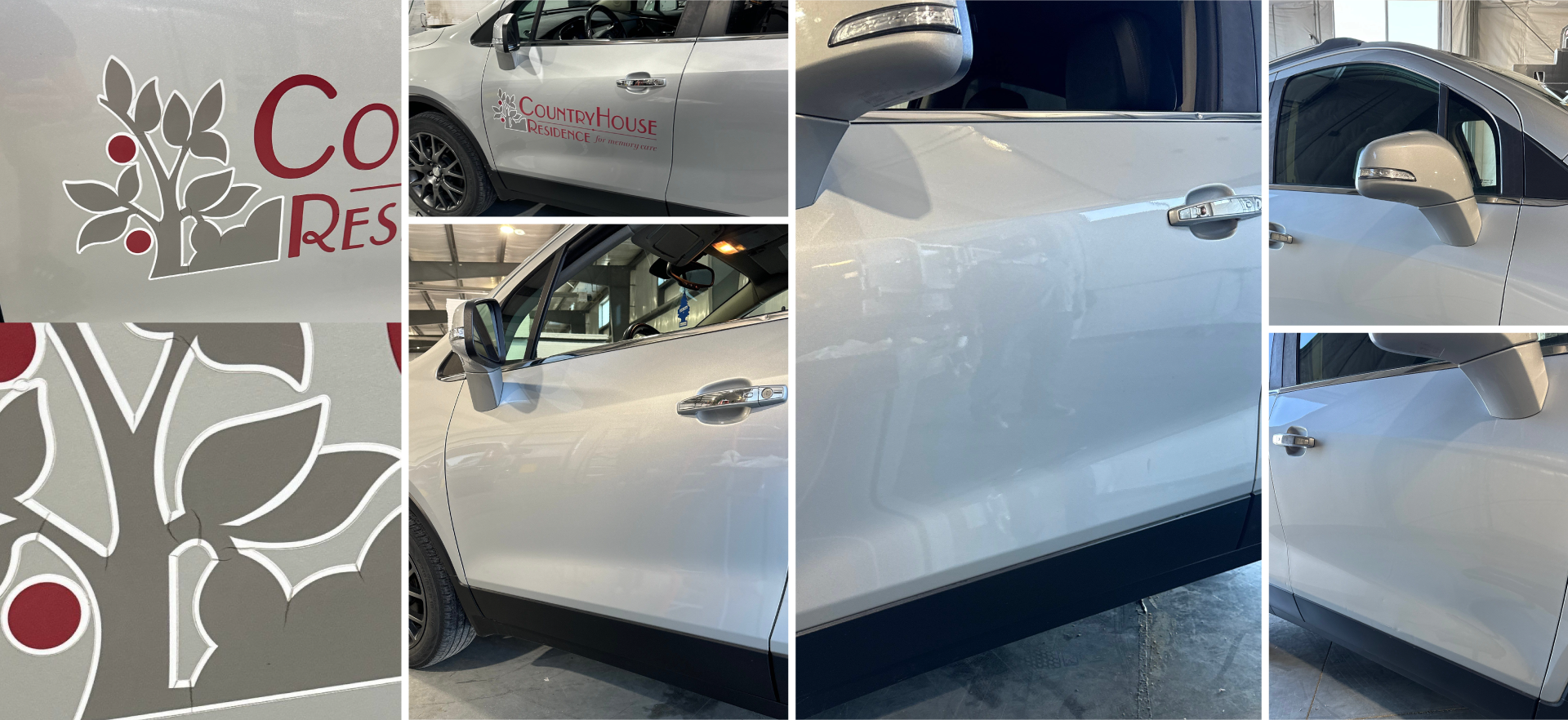 AgeMark Senior Car - Spot Graphics Removal / Wrap Removal